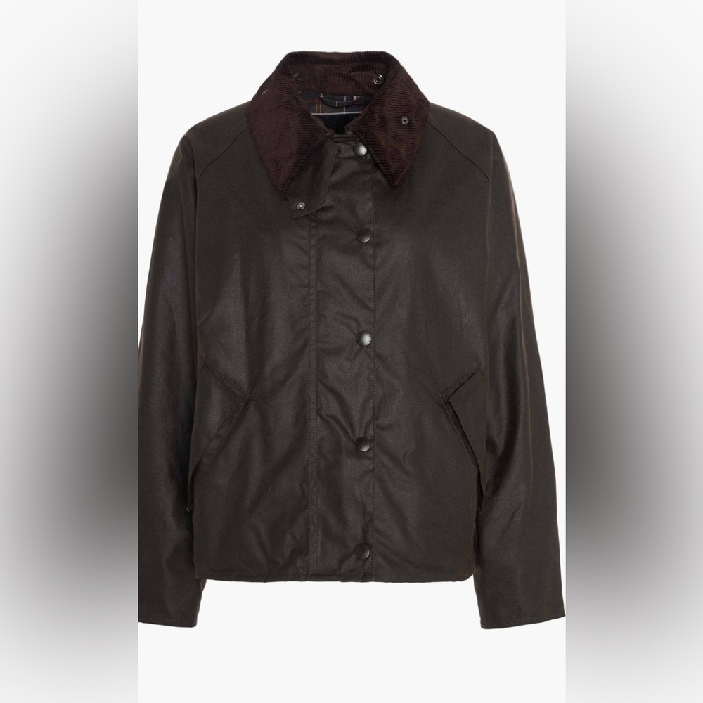 Barbour Transport Olive Wax Cotton Jacket 4US